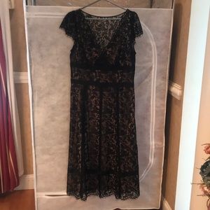 Black lace dress